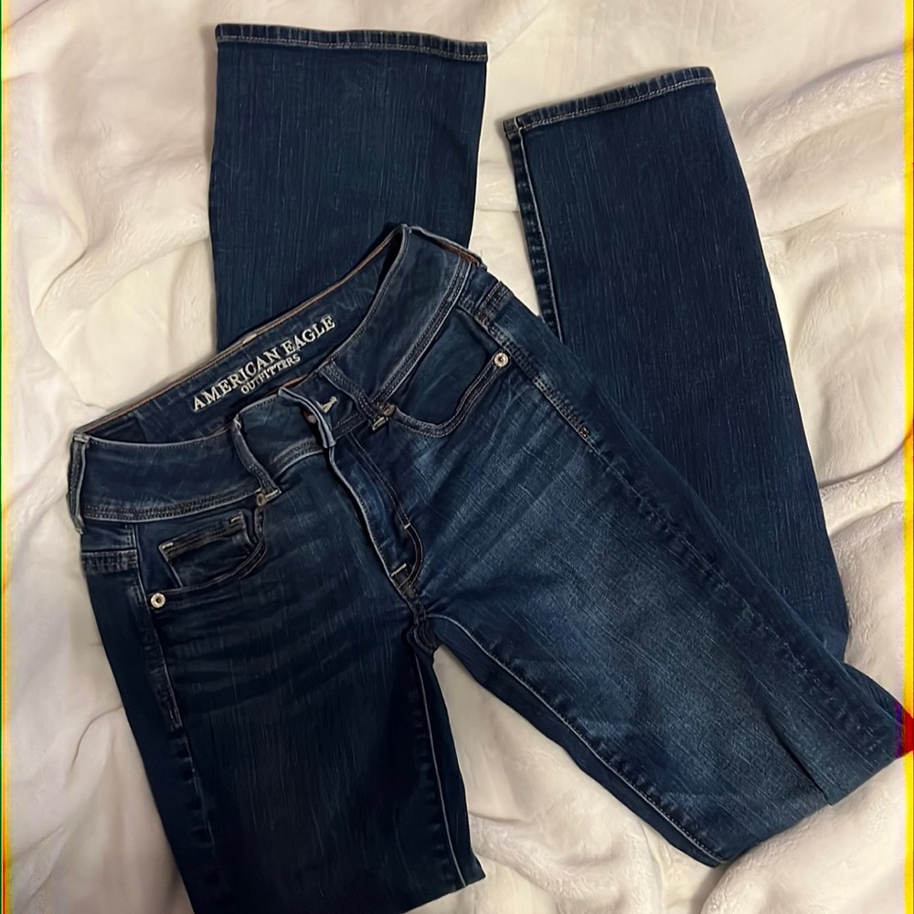 american eagle bootcut low rise super stretch